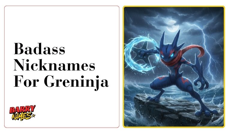 Badass Nicknames For Greninja
