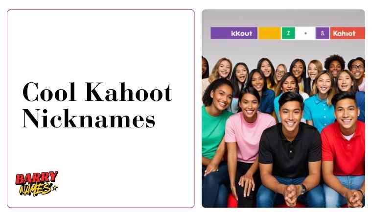 Cool Kahoot Nicknames