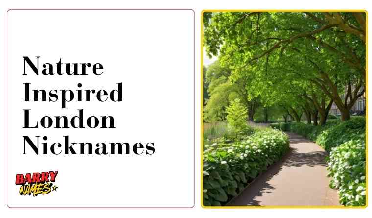 Nature-Inspired London Nicknames