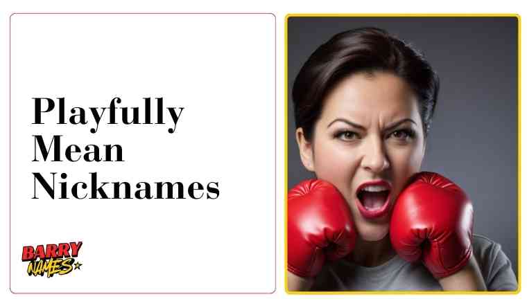 Playfully Mean Nicknames