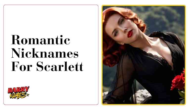 Romantic Nicknames For Scarlett