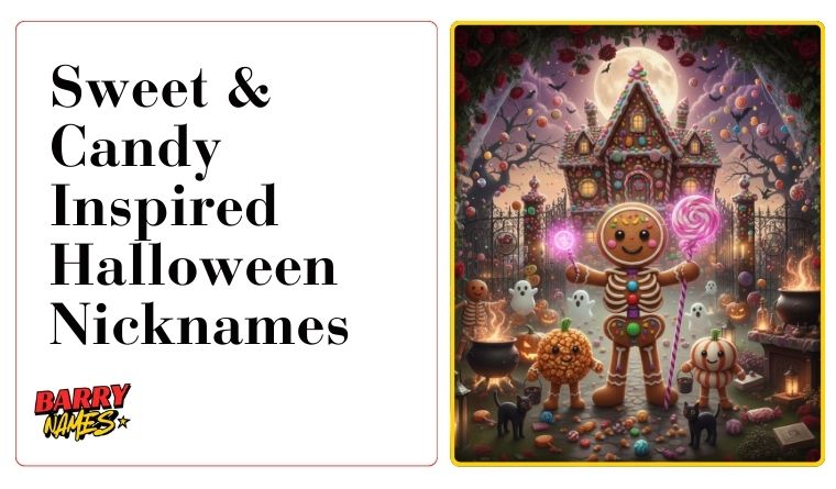 Sweet & Candy Inspired Halloween Nicknames