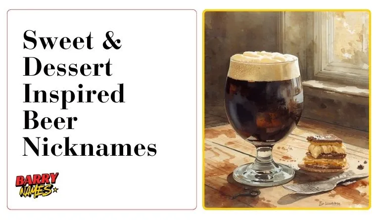 Sweet & Dessert-Inspired Beer Nicknames 