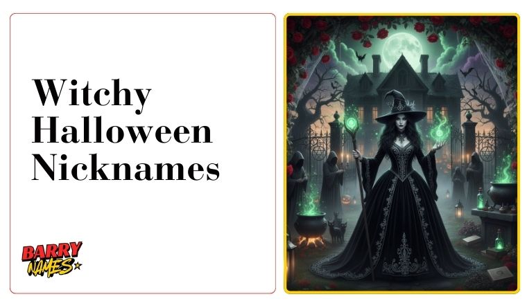 Witchy Halloween Nicknames