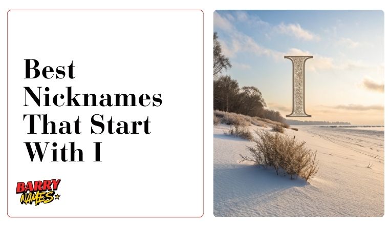 Best Nicknames That Start With I