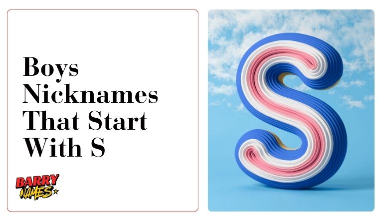Boys Nicknames That Start With S