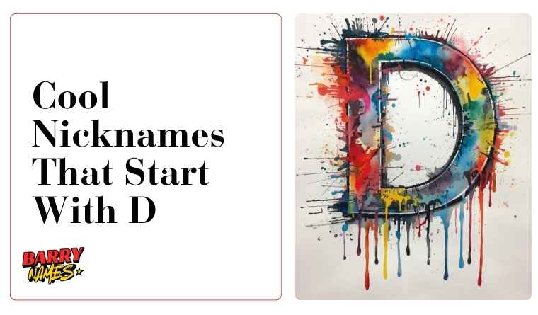 Cool Nicknames That Start With D