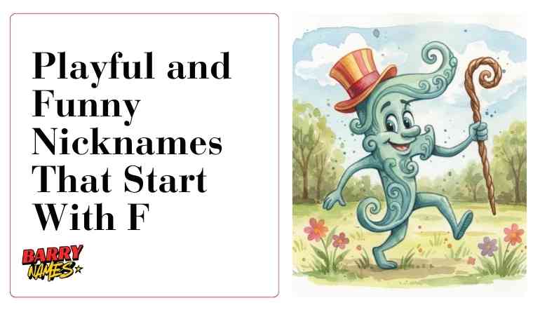Playful and Funny Nicknames That Start With F