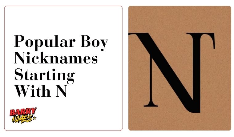 Popular Boy Nicknames Starting With N