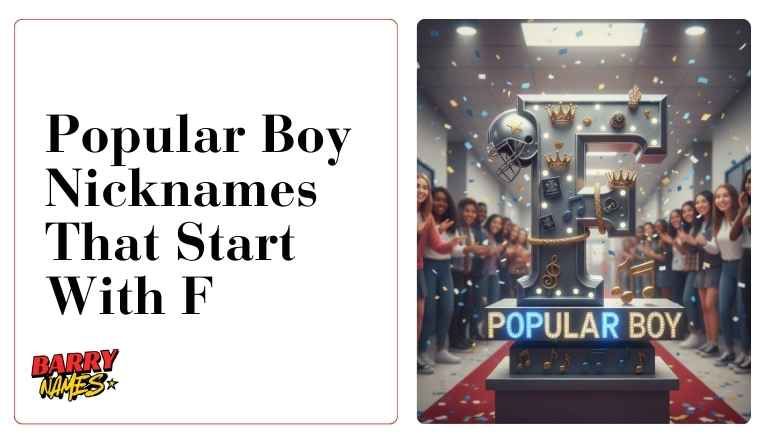 Popular Boy Nicknames That Start With F