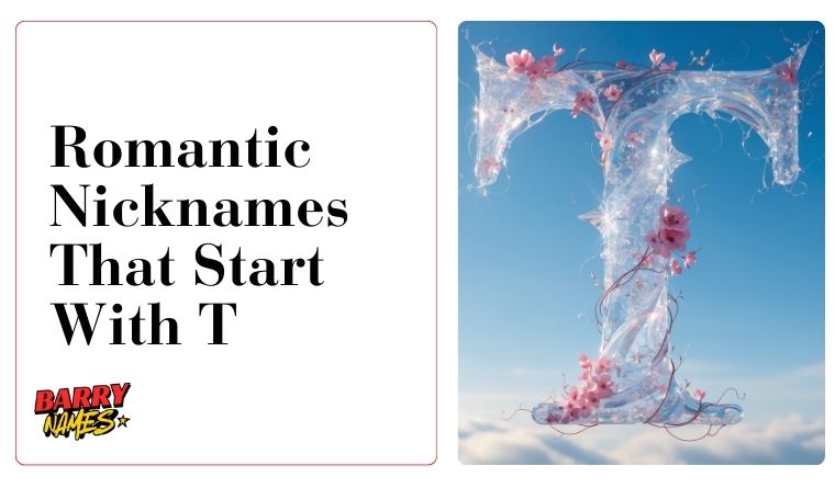 Romantic Nicknames That Start With T