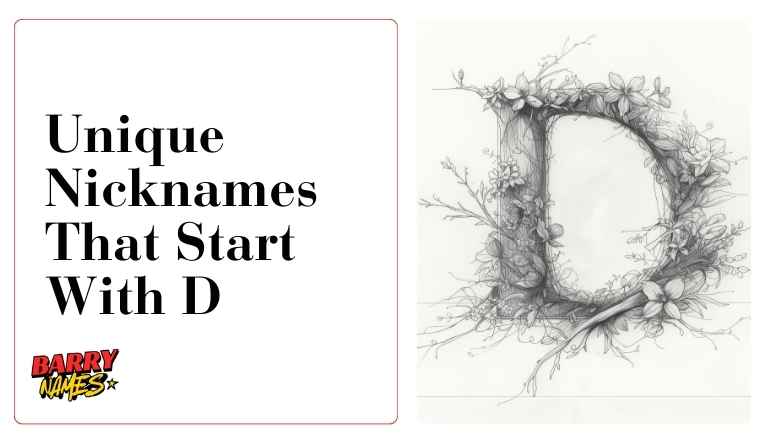 Unique Nicknames That Start With D