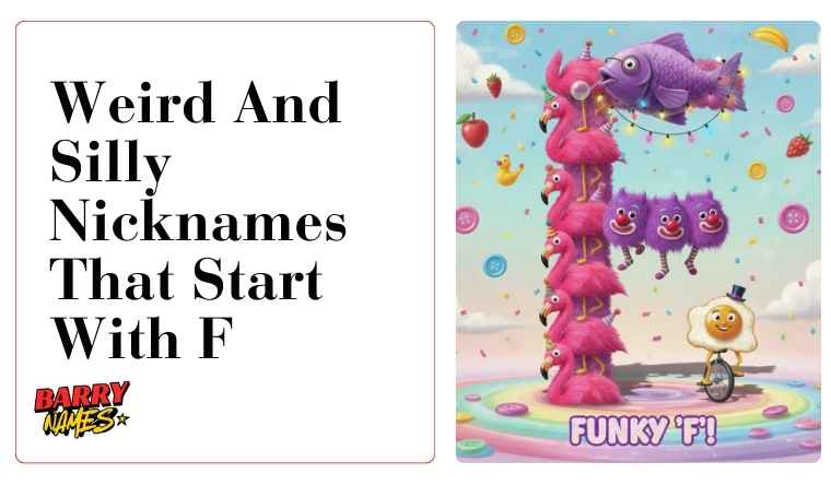 Weird And Silly Nicknames That Start With F