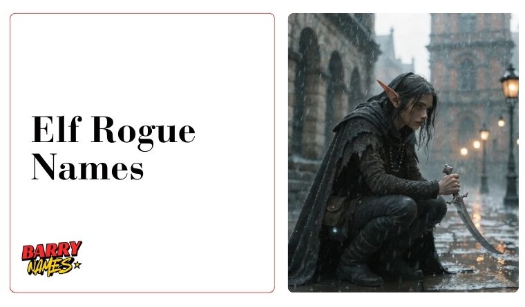 Elf Rogue Names