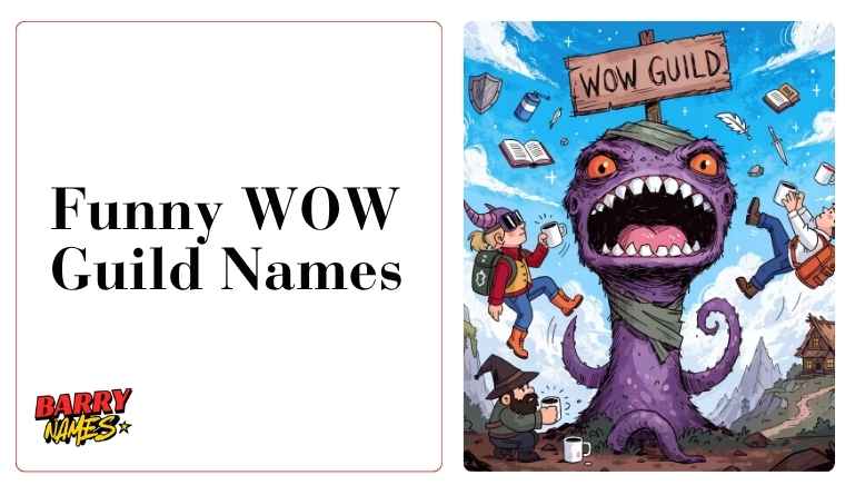 Funny WOW Guild Names