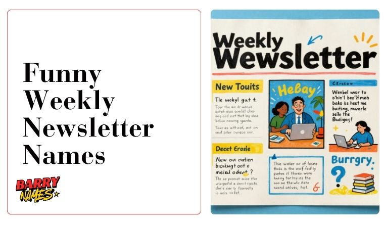 Funny Weekly Newsletter Names