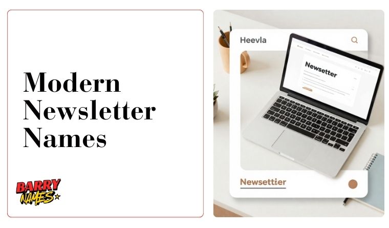 Modern Newsletter Names