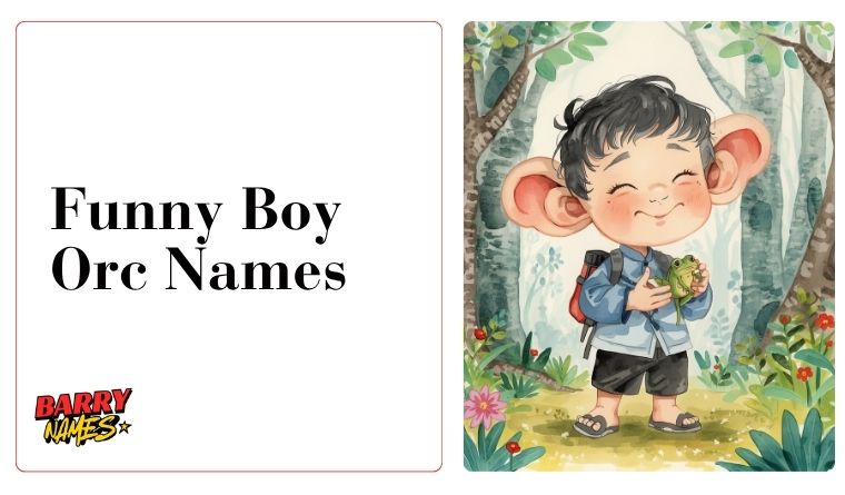 Funny Boy Orc Names