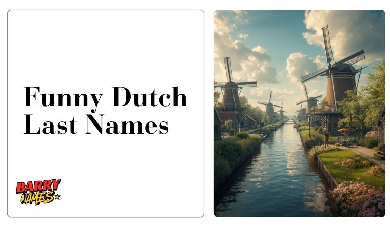 Funny Dutch Last Names