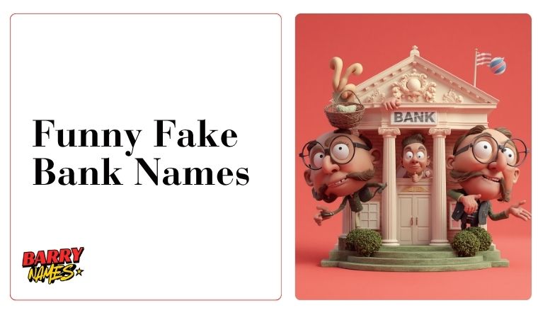 Funny Fake Bank Names