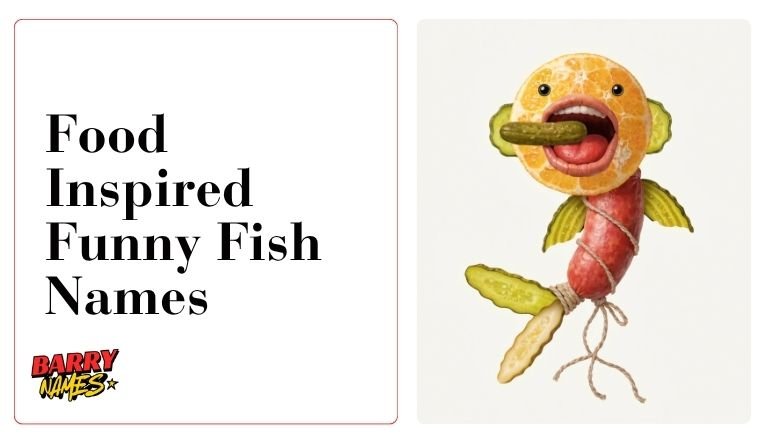 Food Inspired Funny Fish Names