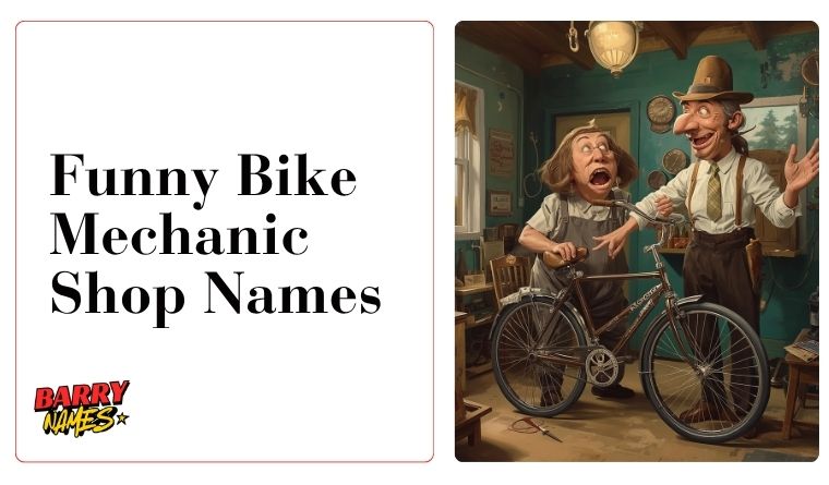 Funny Bike Mechanic Shop Names