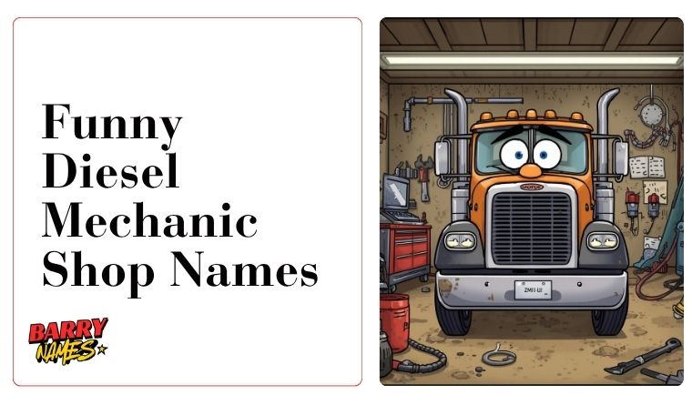 Funny Diesel Mechanic Shop Names