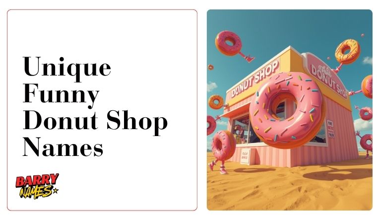 Unique Funny Donut Shop Names