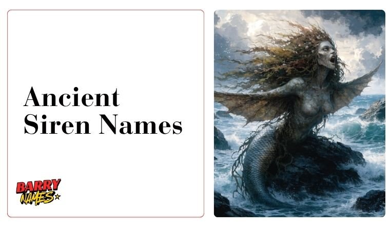 Ancient Siren Names