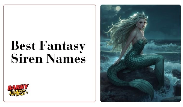 Best Fantasy Siren Names