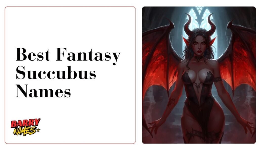 Best Fantasy Succubus Names