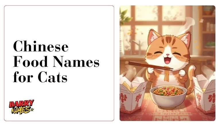 Chinese Food Names for Cats