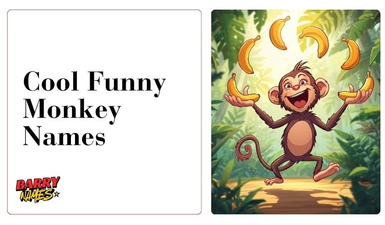 Cool Funny Monkey Names