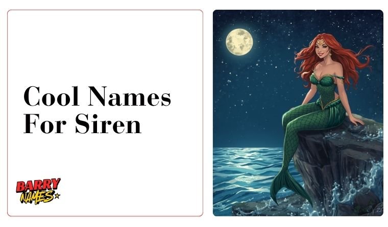 Cool Names For Siren