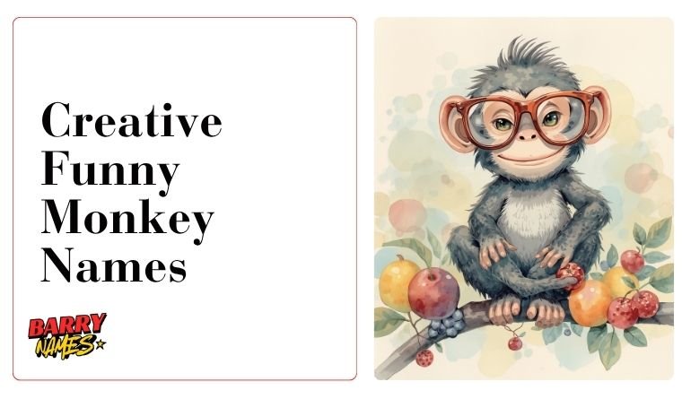 Creative Funny Monkey Names