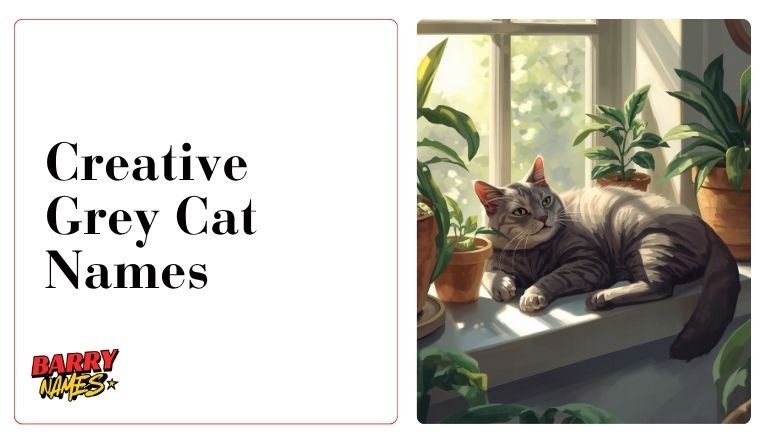 Creative Grey Cat Names