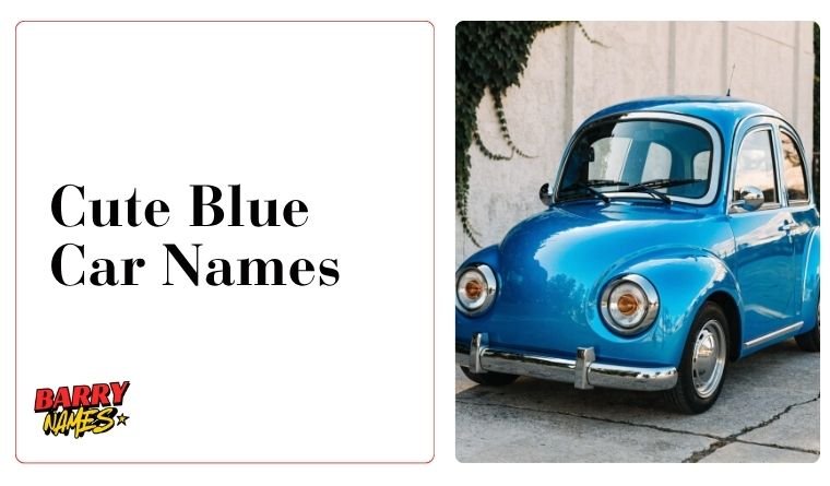 Cute Blue Car Names