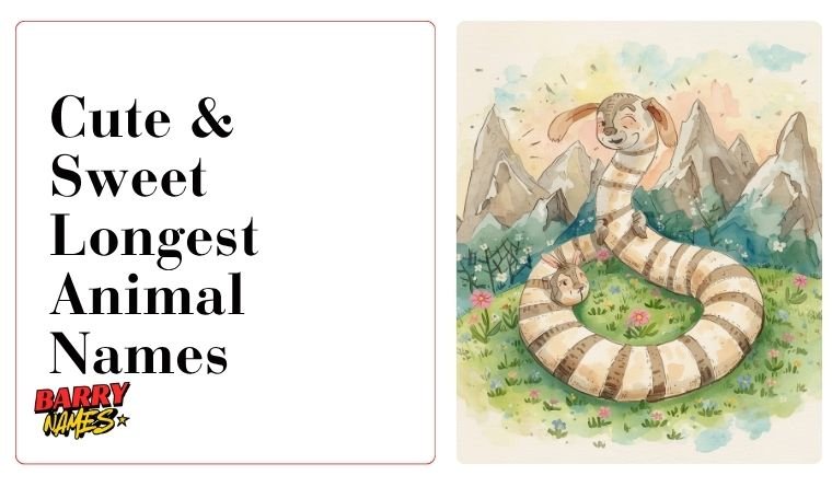 Cute & Sweet Longest Animal Names