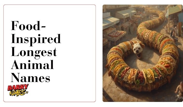 Food-Inspired Longest Animal Names