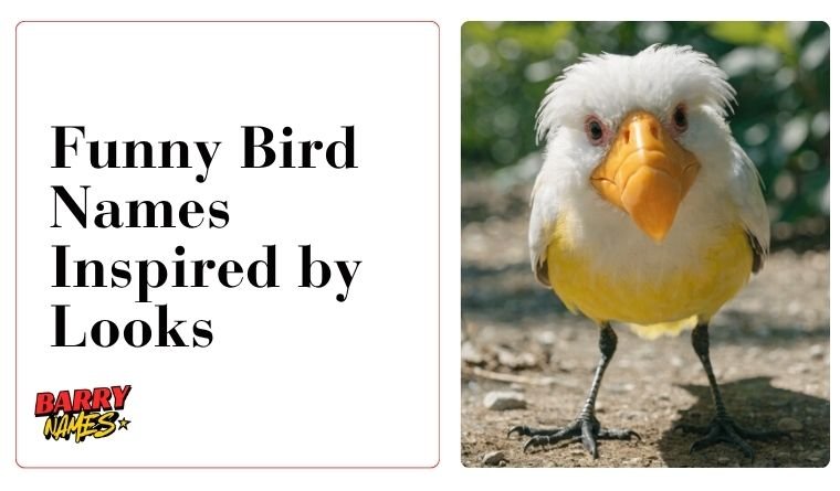 Funny Bird Names Inspired by Looks
