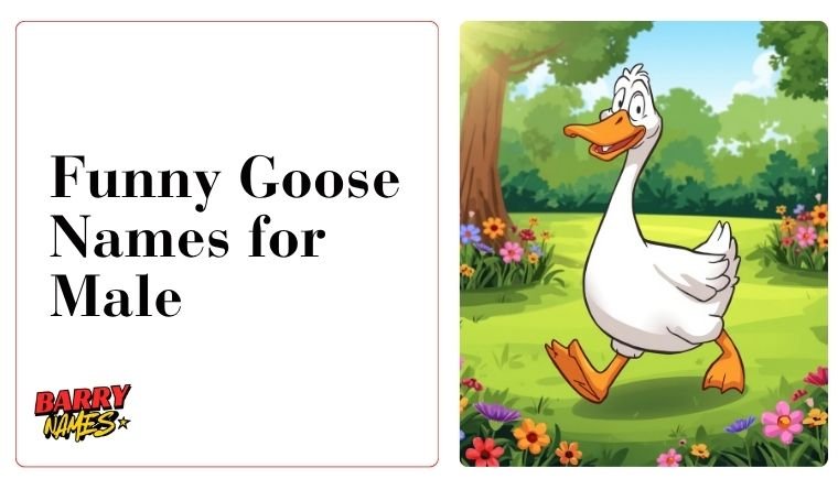 Funny Goose Names for Male