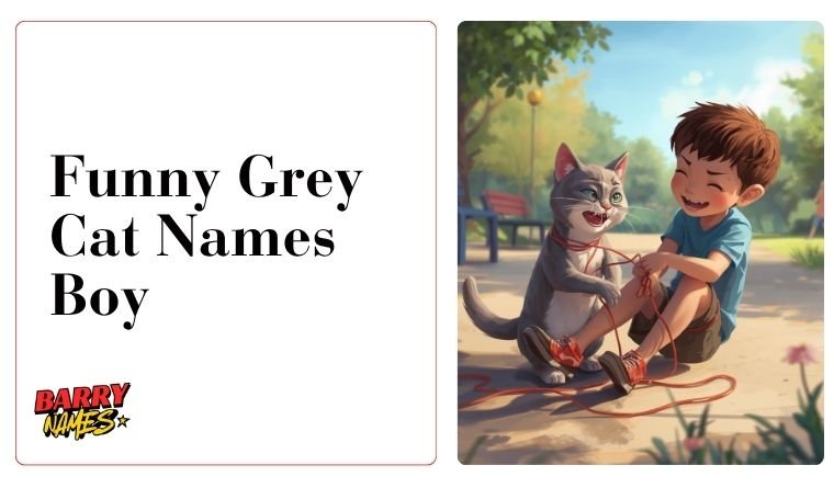 Funny Grey Cat Names Boy