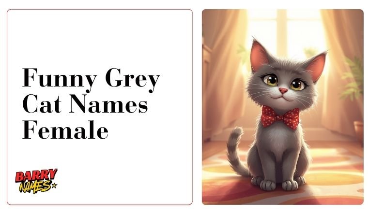 Funny Grey Cat Names Female