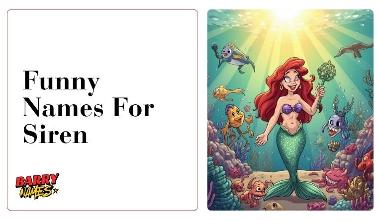 Funny Names For Siren