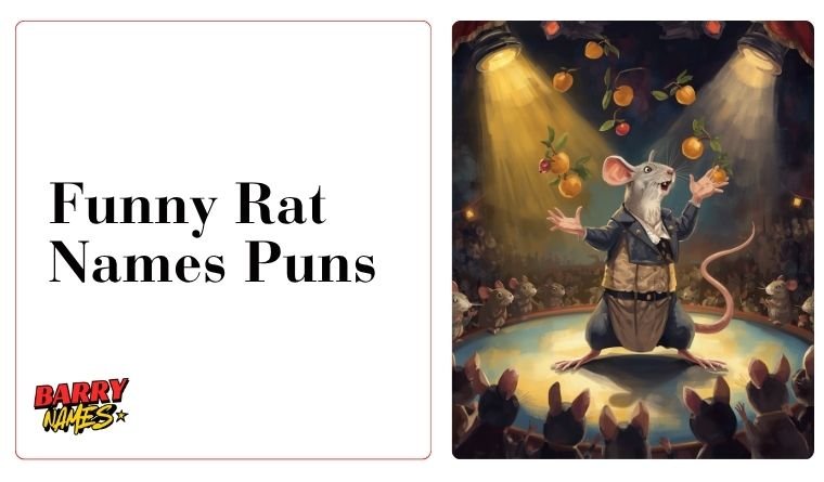 Funny Rat Names Puns
