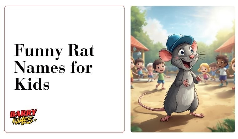 Funny Rat Names for Kids