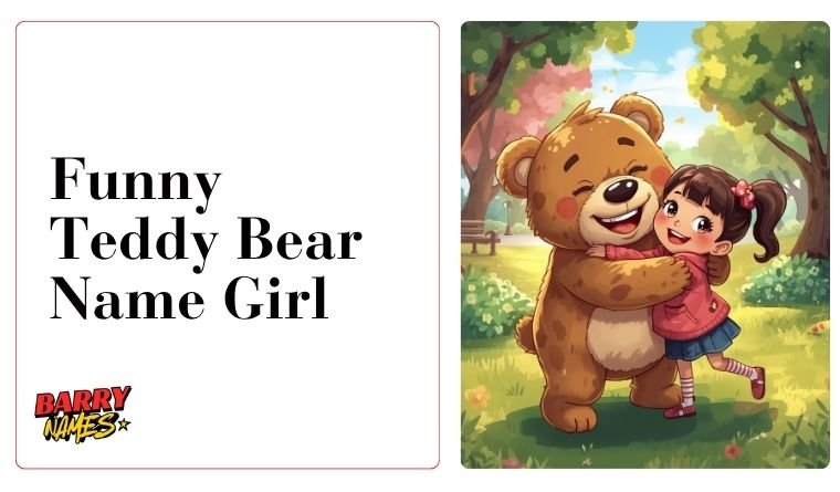 Funny Teddy Bear Name Girl