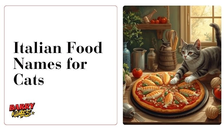 Italian Food Names for Cats