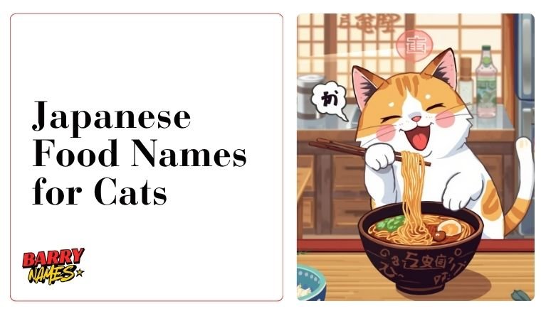 Japanese Food Names for Cats