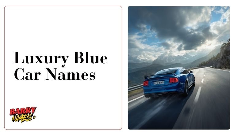 Luxury Blue Car Names